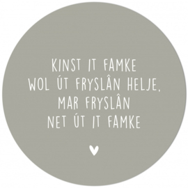 Muurcirkel Frysk Famke – 40 cm
