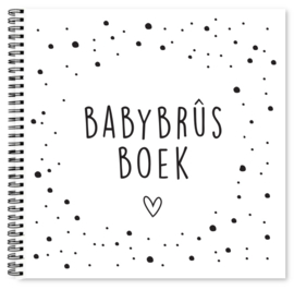 Fries Babyshowerboek – Zwart/wit