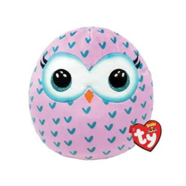 TY SQUISH A BOO WINKS OWL 20CM