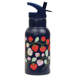 RVS drinkfles: Aardbeien