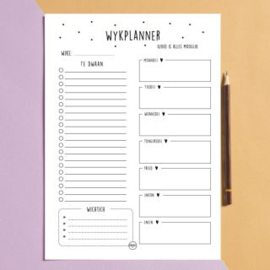 Friese weekplanner – A4 – Wykplanner