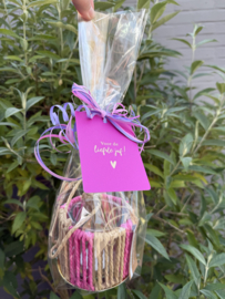 Hanger met waxinelichtje voor de liefste juf
