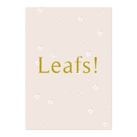 Kaart Leafs! – Goudfolie – A5