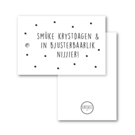 Smûke krystdagen - cadeaulabel