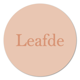 Muurcirkel – Leafde roze – 20 cm
