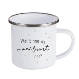 Emaille Mok – Wat binne wy moai fuort net?