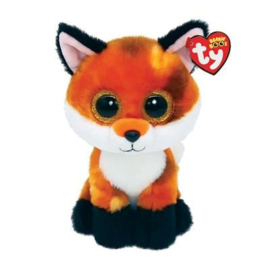 TY BEANIE BOO MEADOW FOX 15CM