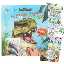 Dino World waterverf boek