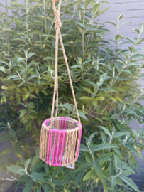 Hanger met waxinelichtje voor de liefste juf