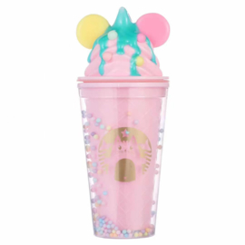 Ice cream drinkbeker "Dots pink"