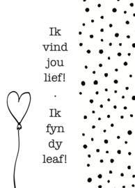 Ik vind jou lief - Ik fan dy leaf