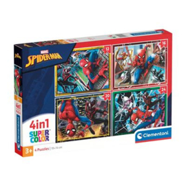 Spiderman puzzel 4 in 1