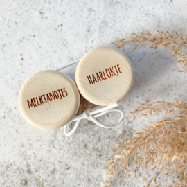 Melktandjes | eerste haarlokje bewaardoosje (set)