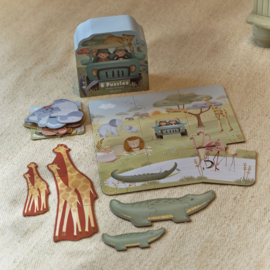 Little Dutch Safari Friends 6-in-1 Puzzelset