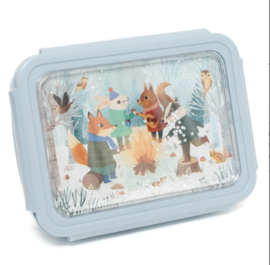 Lunchbox bento upside down animals