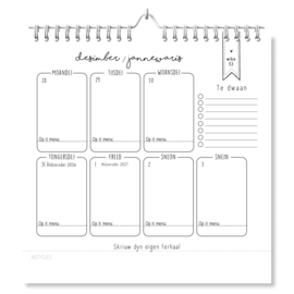 Friese weekkalender 2027