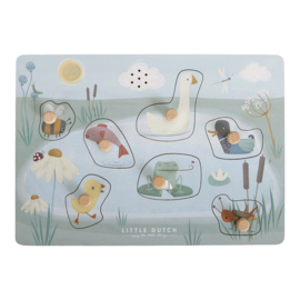 Houten Geluidenpuzzel Little Goose