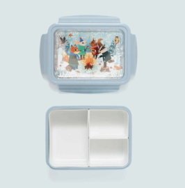 Lunchbox bento upside down animals