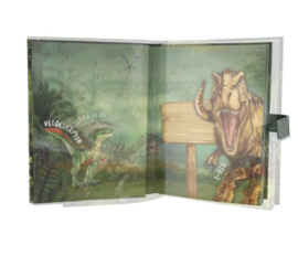 Dino World dagboek met geheime code