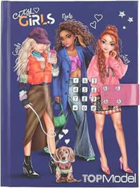TOPModel dagboek met geheime code CITY GIRLS