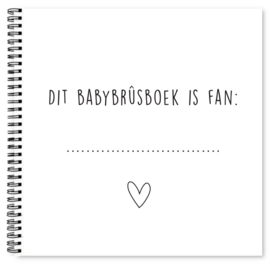 Fries Babyshowerboek – Zwart/wit