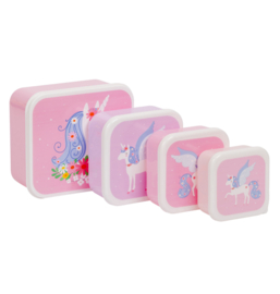 Lunch & snack box set: Unicorn