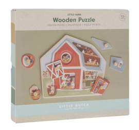 Houten puzzel Little Farm