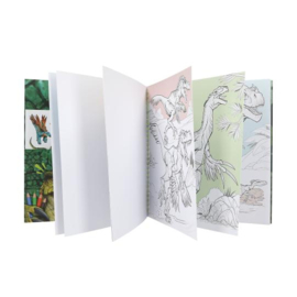 Dino World kleurboek met pailletten