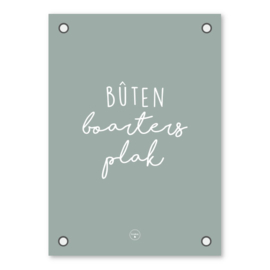Friese Tuinposter - Bûtenboartersplak