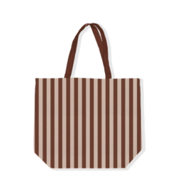 Canvas tas - mokka/beige