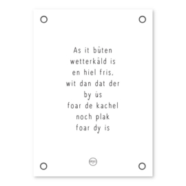 Friese Tuinposter – Plak Foar Dy