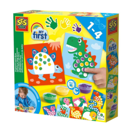 SES 14442 MY FIRST VINGERAFDRUK VERF DINO'S