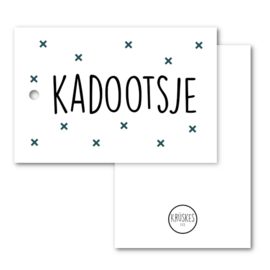 Kadootsje - cadeaulabel