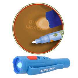 Dino World geheime pen met LED