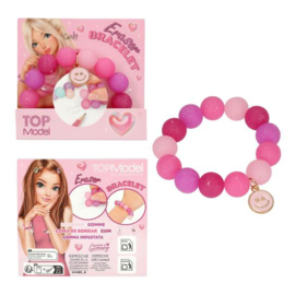 TOPModel gum armband (roze)