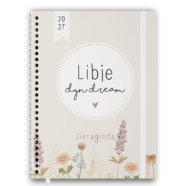 Friese Jaaragenda 2027 – Naturel bloemen – A5