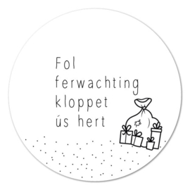 Muurcirkel Fol Ferwachting – 20 cm