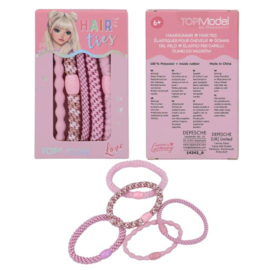 TOPModel haarelastiekjes (roze)