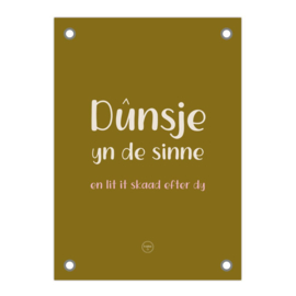Friese Tuinposter – Dûnsje yn de sinne