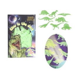 Dino World Glow in the dark stickers