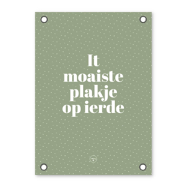 Friese Tuinposter - It moaiste plakje op ierde