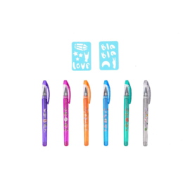 CREATE IT! TATTOO GELPENNEN MET GEUR 6-PACK