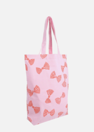 Strikjes Fuchsia - Katoenen tas