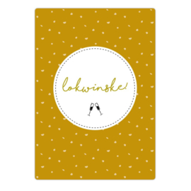 Kaart Lokwinske – Goudfolie – A5