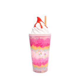 Ice cream drinkbeker "ice cream strawberry"