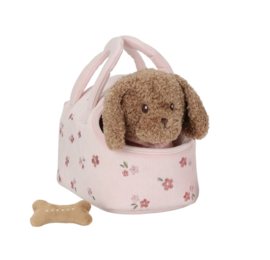 Knuffelhond in tas – Roze – Essentials
