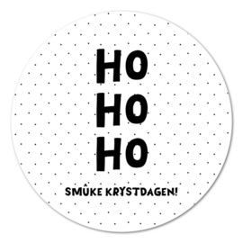 Muurcirkel – Ho Ho Ho – 20 cm
