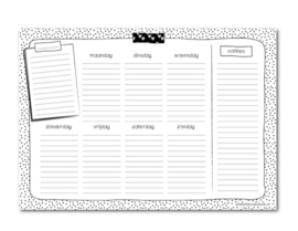 Weekplanner | A4 formaat