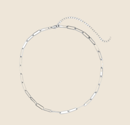 Loua necklace - Zilver