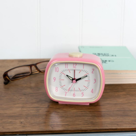 Retro look Wekker - Roze